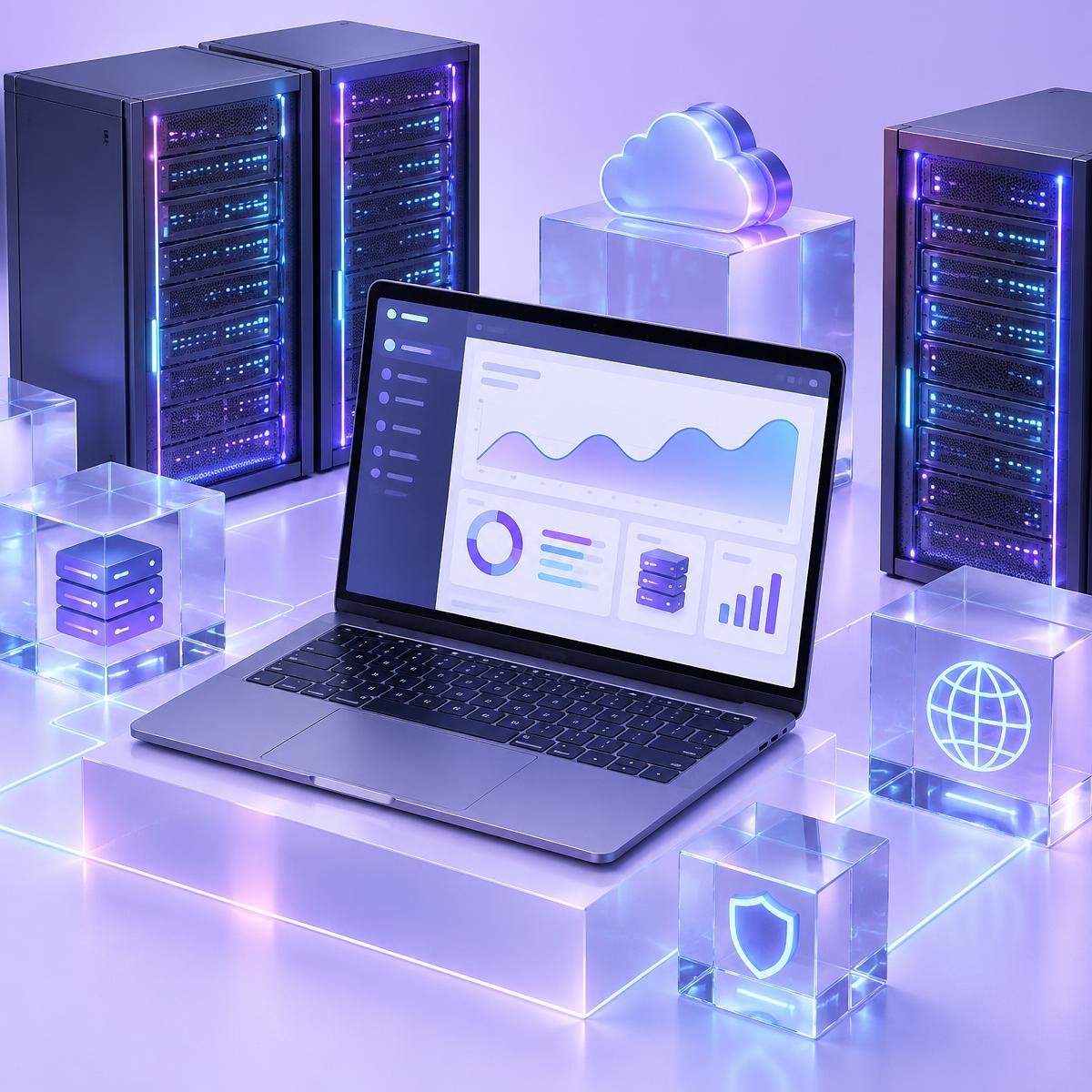 VantageHost server infrastructure and hosting dashboard